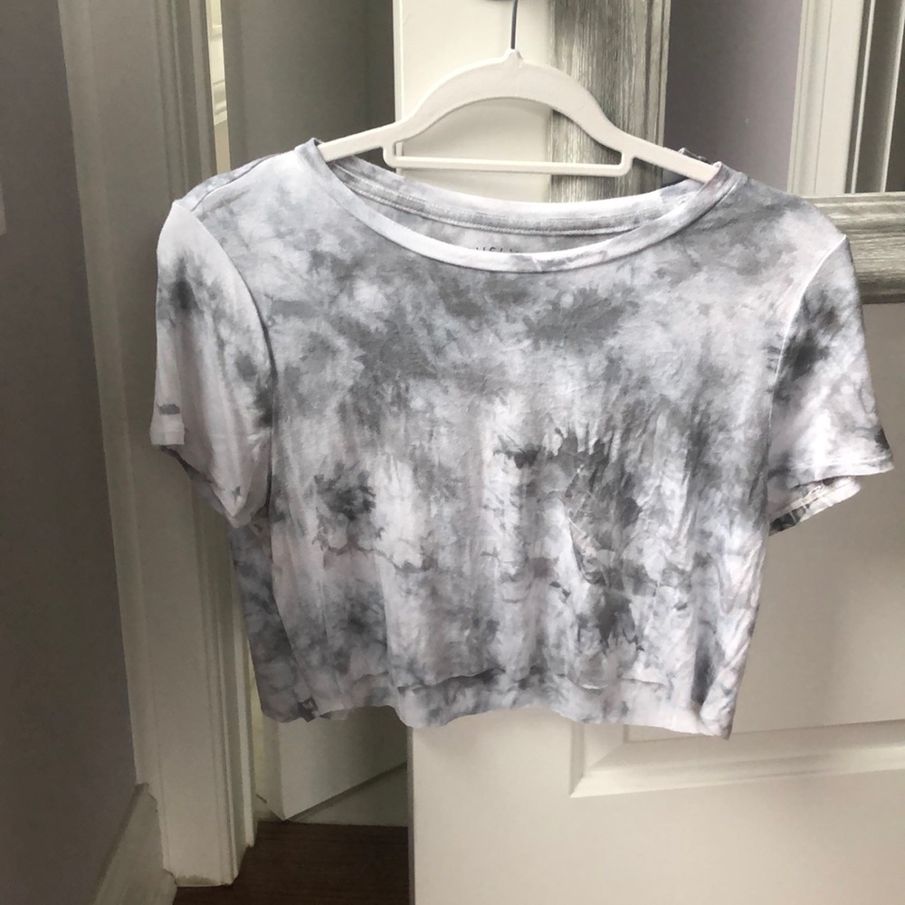 Seriously Soft Cropped Tie Dye Tee